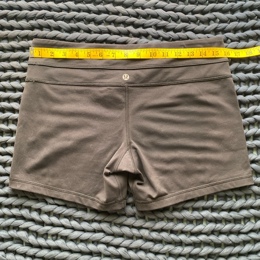 Lululemon Athletica Black Athletic Shorts for Performance
